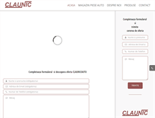 Tablet Screenshot of claunicauto.ro